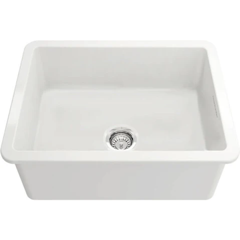 Turner Hastings Cuisine Inset/Undermount Fine Fireclay Sink - Gloss White