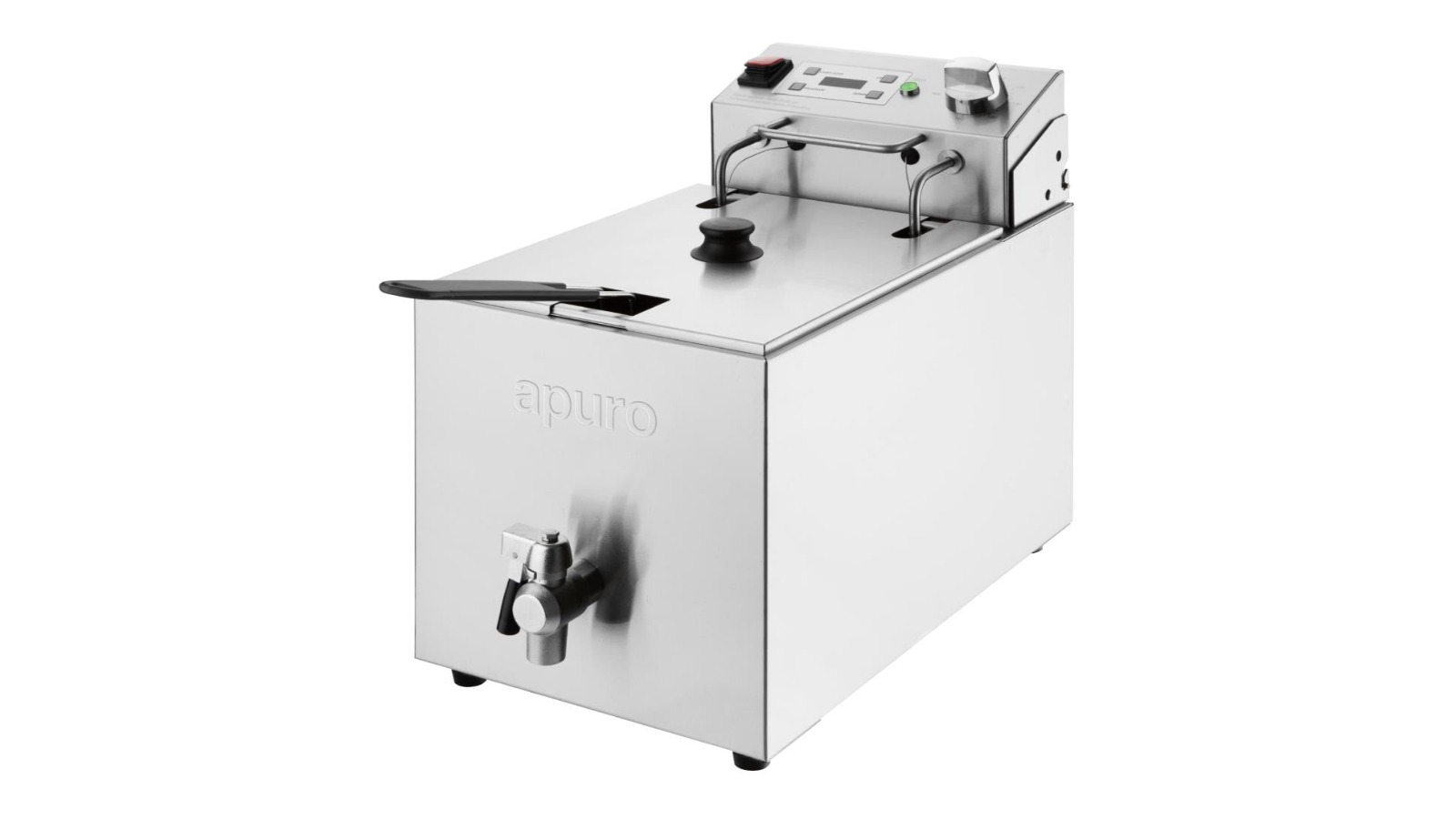 Apuro CU620-A Single Tank Electric Fryer with Timer - 8L