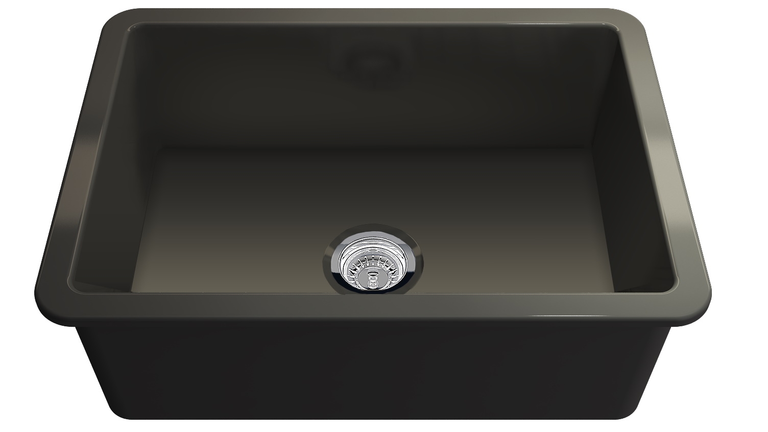 Turner Hastings Cuisine 68x48 Fine Fireclay Sink - Matte Black