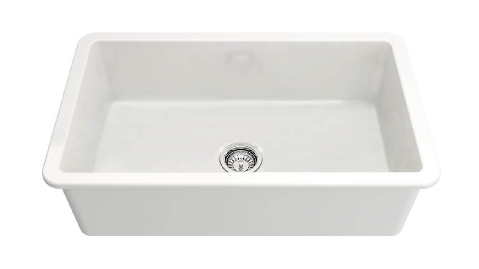 Turner Hastings Cuisine 81 x 48 Inset/Undermount Fine Fireclay Sink - Matte White 