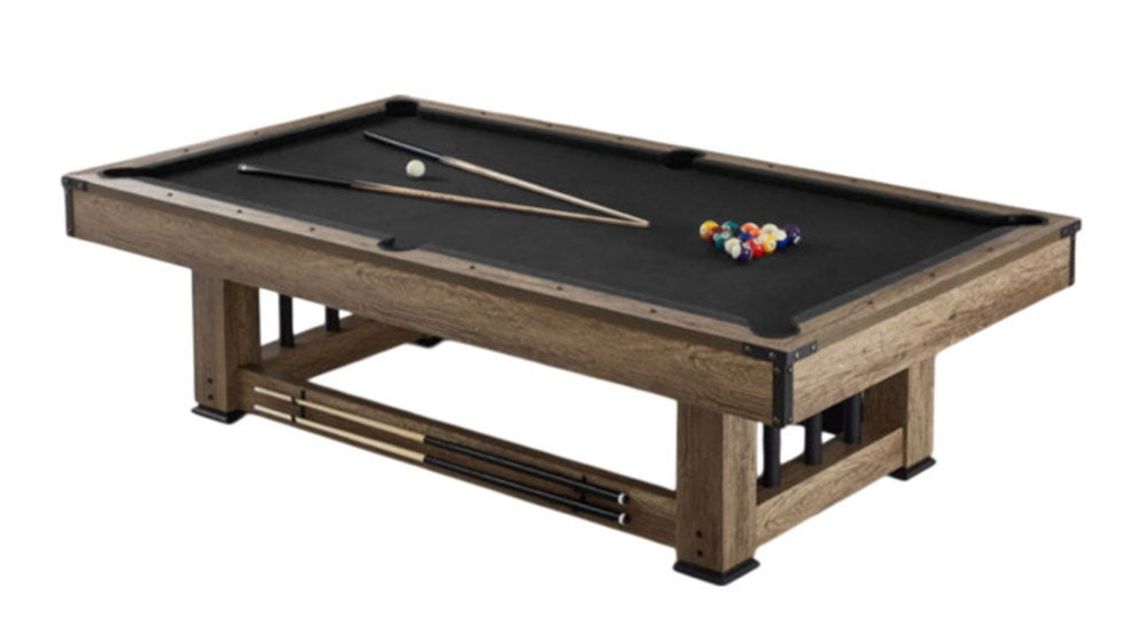 CUETIQ TE 3-in-1 7ft Billiard Table - Black