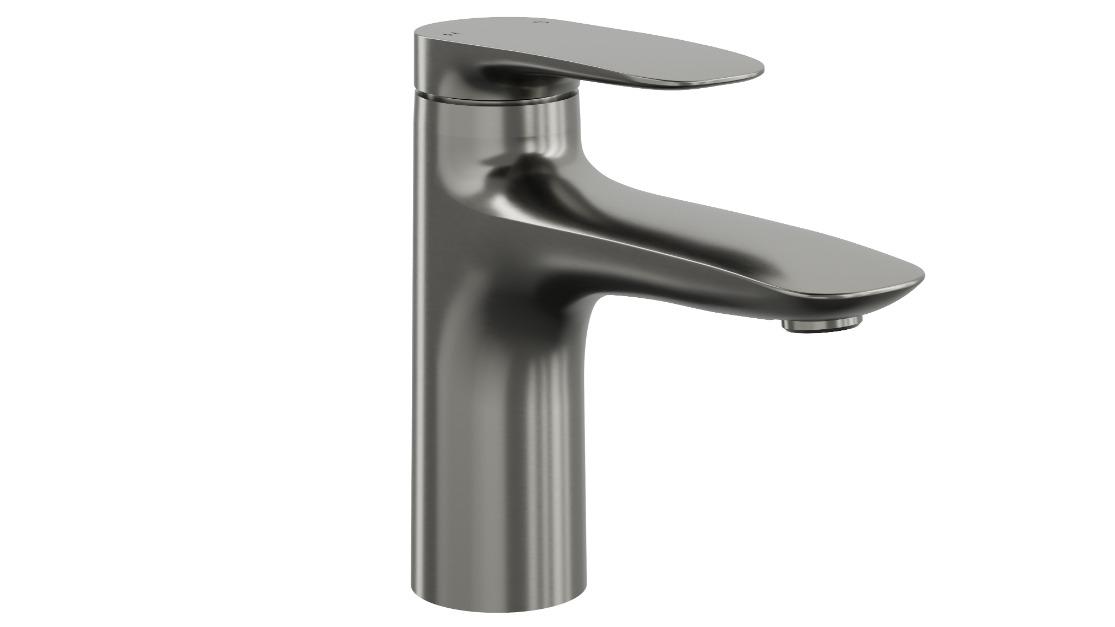 Linsol Curva Basin Mixer - Gunmetal