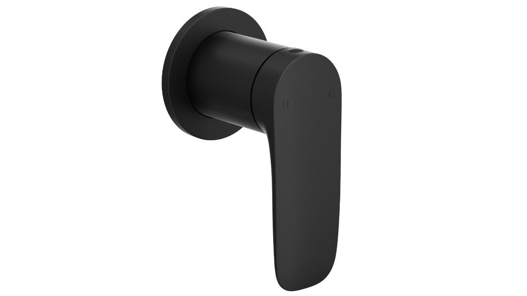 Linsol Curva Bath/Shower Mixer - Matte Black