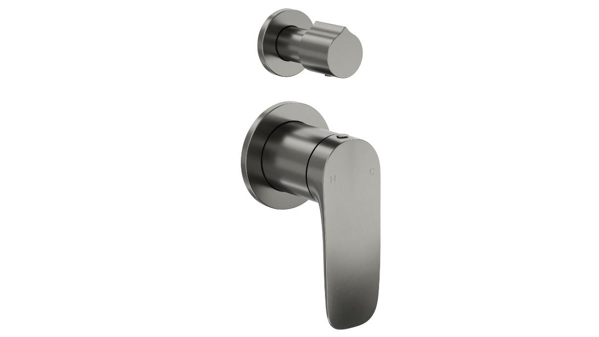 Linsol Curva Two Plate Divertor Mixer - Gunmetal