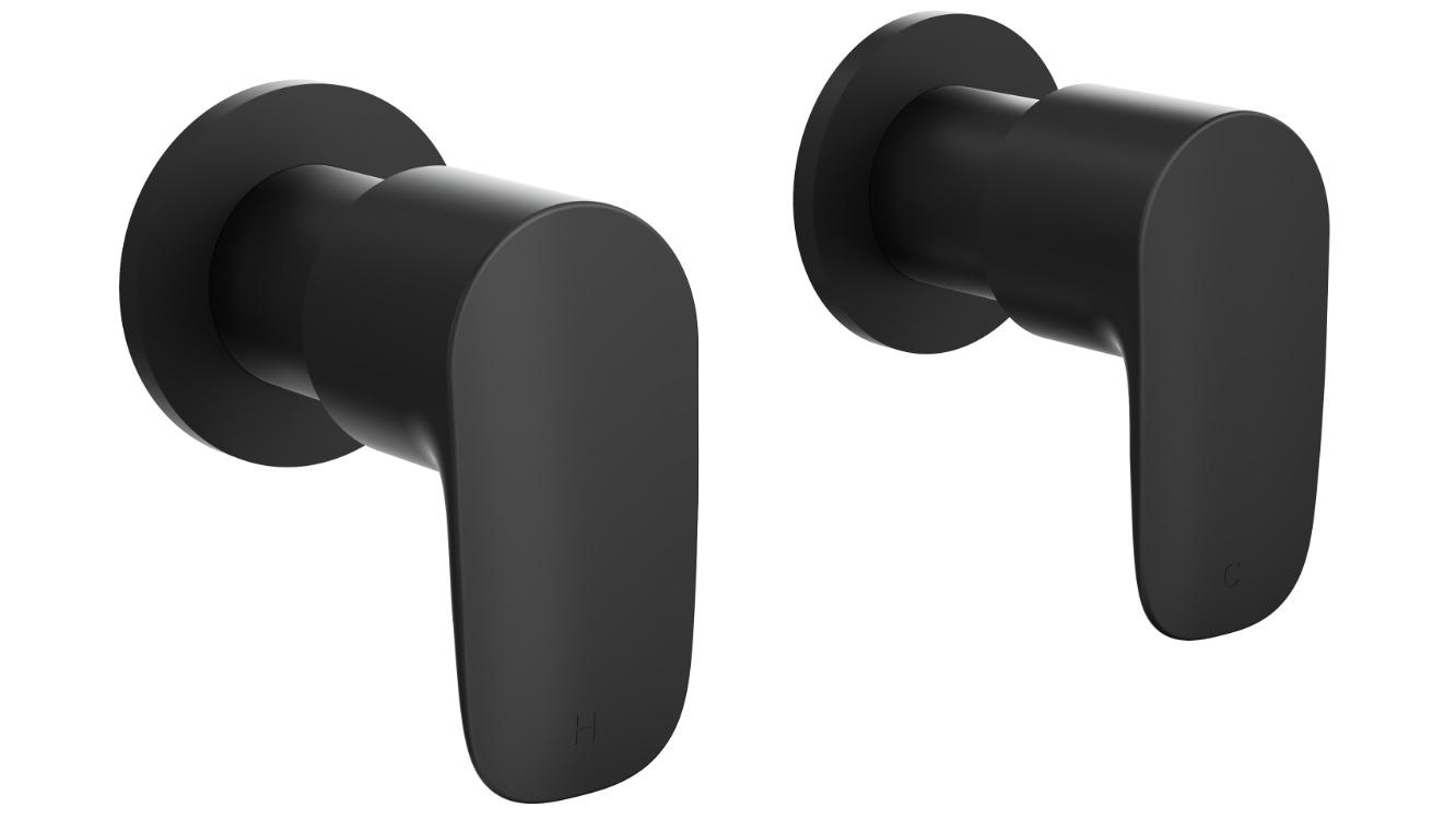 Linsol Curva Wall Top Assemblies - Matte Black