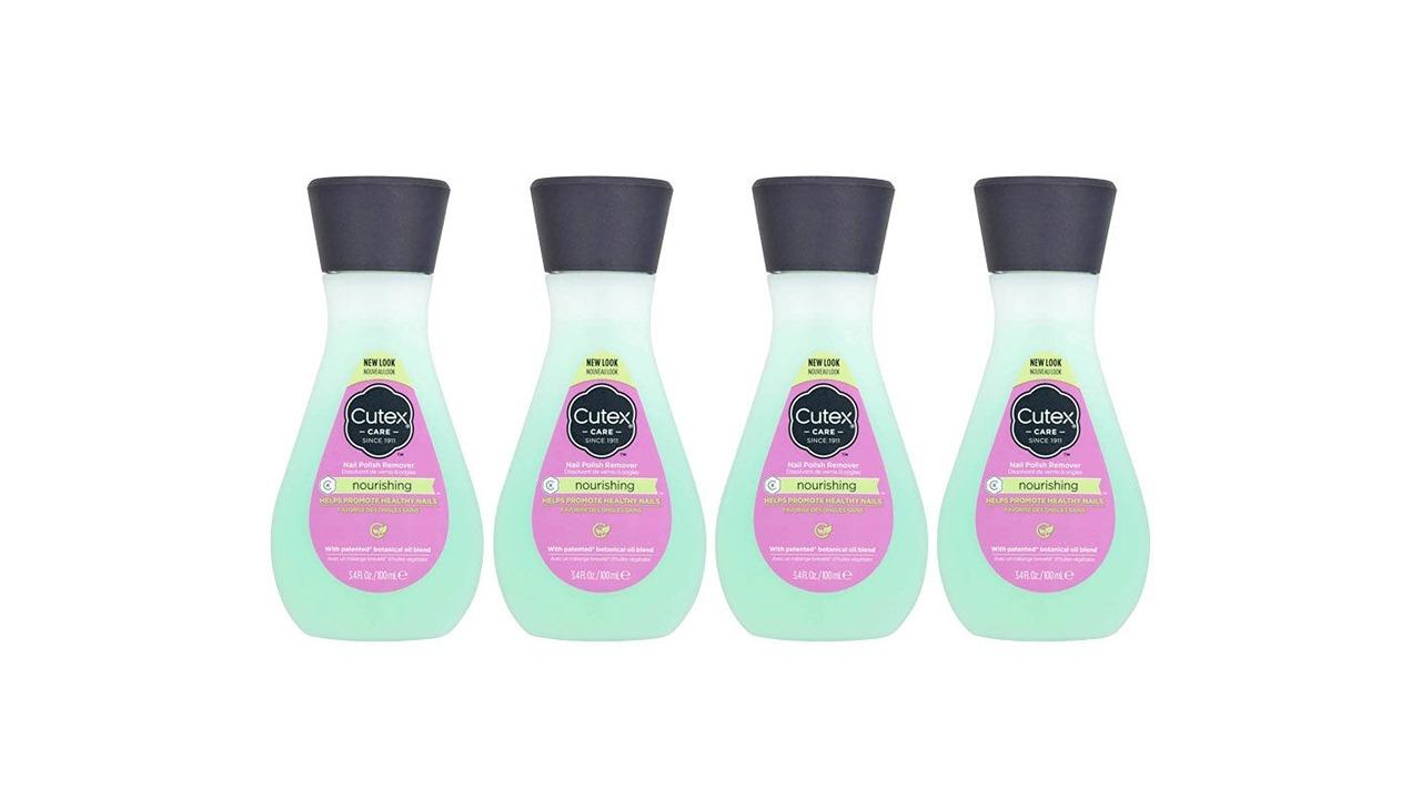 Cutex Pack Cutex 100ml Nourishing Nail Polish Remover - Pack of 4 | Harvey Norman