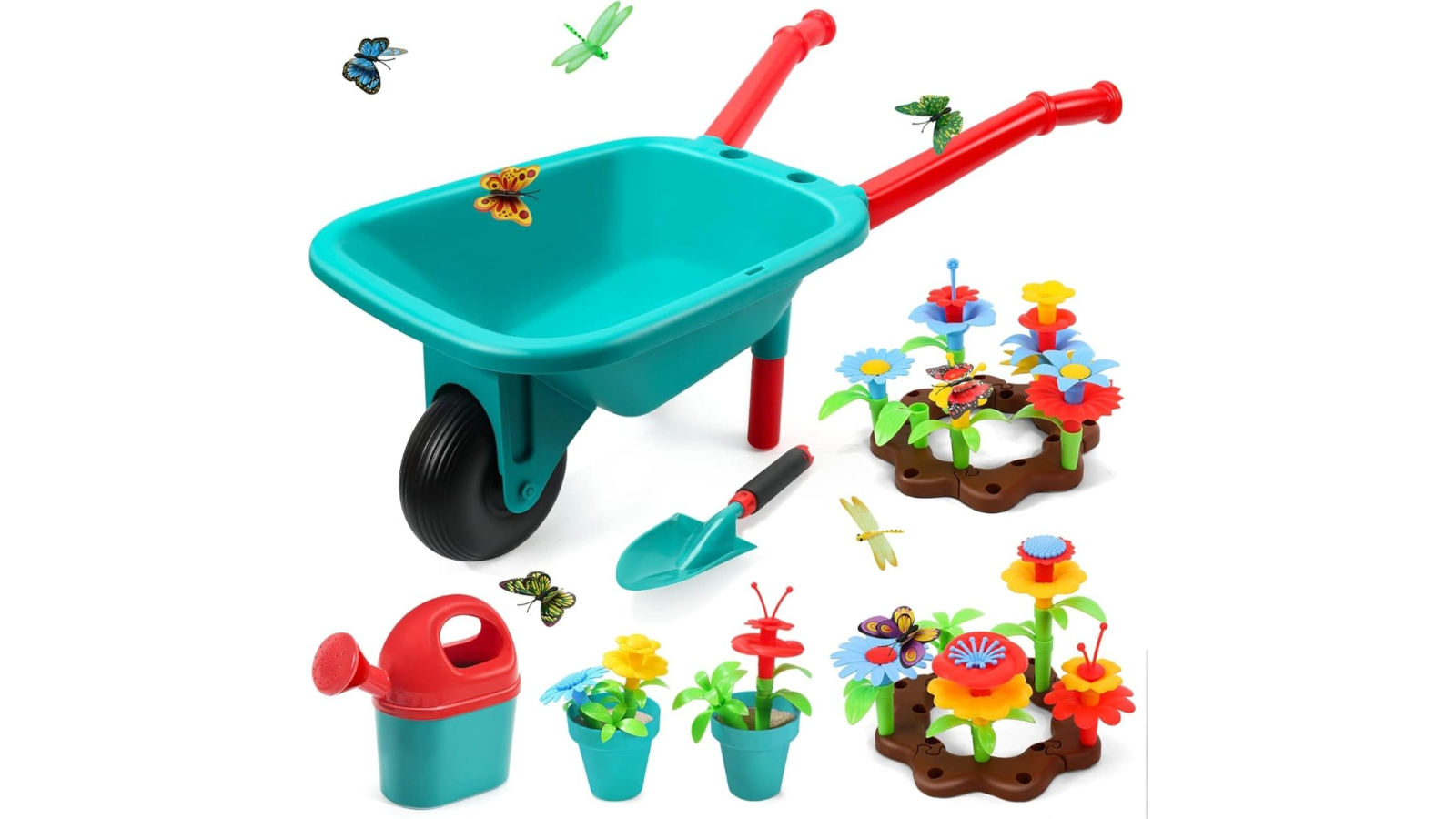 Cute Stone Kids Flower Gardening Building Tool Toy Set