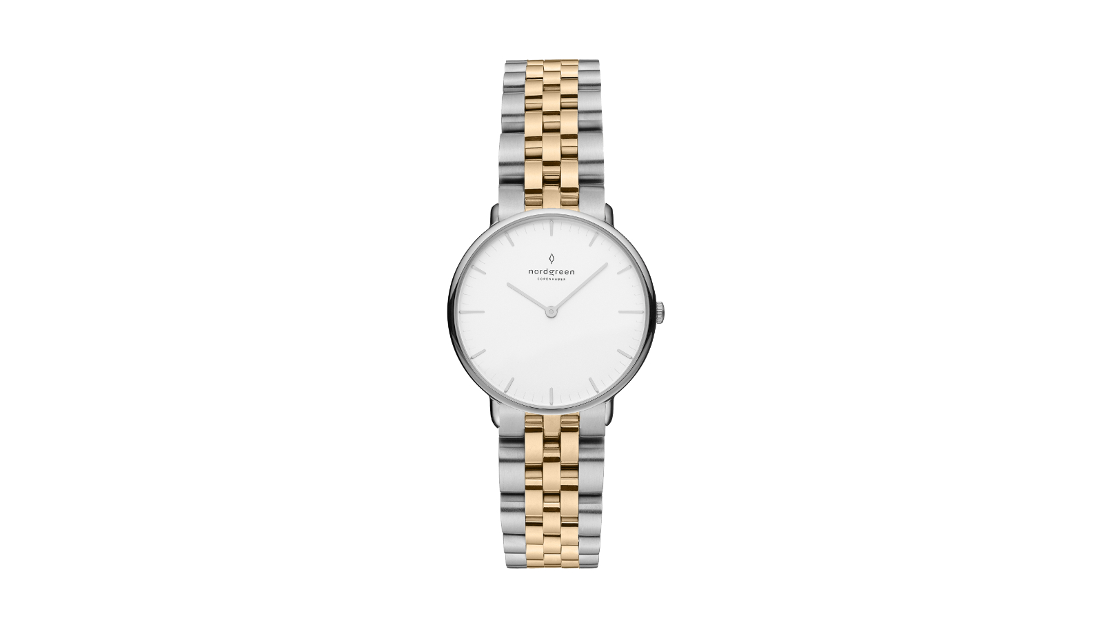 Nordgreen Native Two Tone Bracelet Watch - 2.8cm