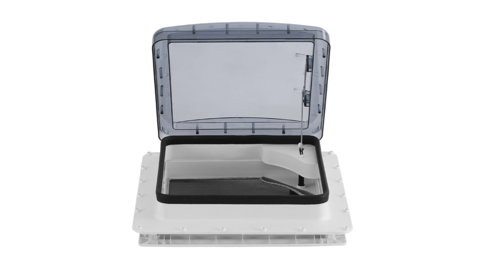 Weisshorn Caravan Roof Vent with Air Exhaust Hatch - White