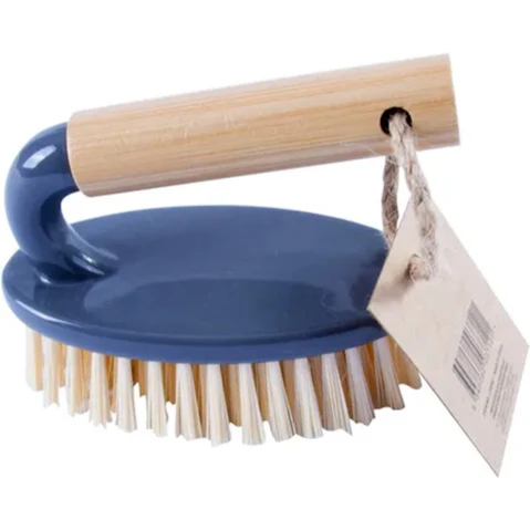 Clevinger Eco Bamboo Handle Household Iron Scrubber Brush