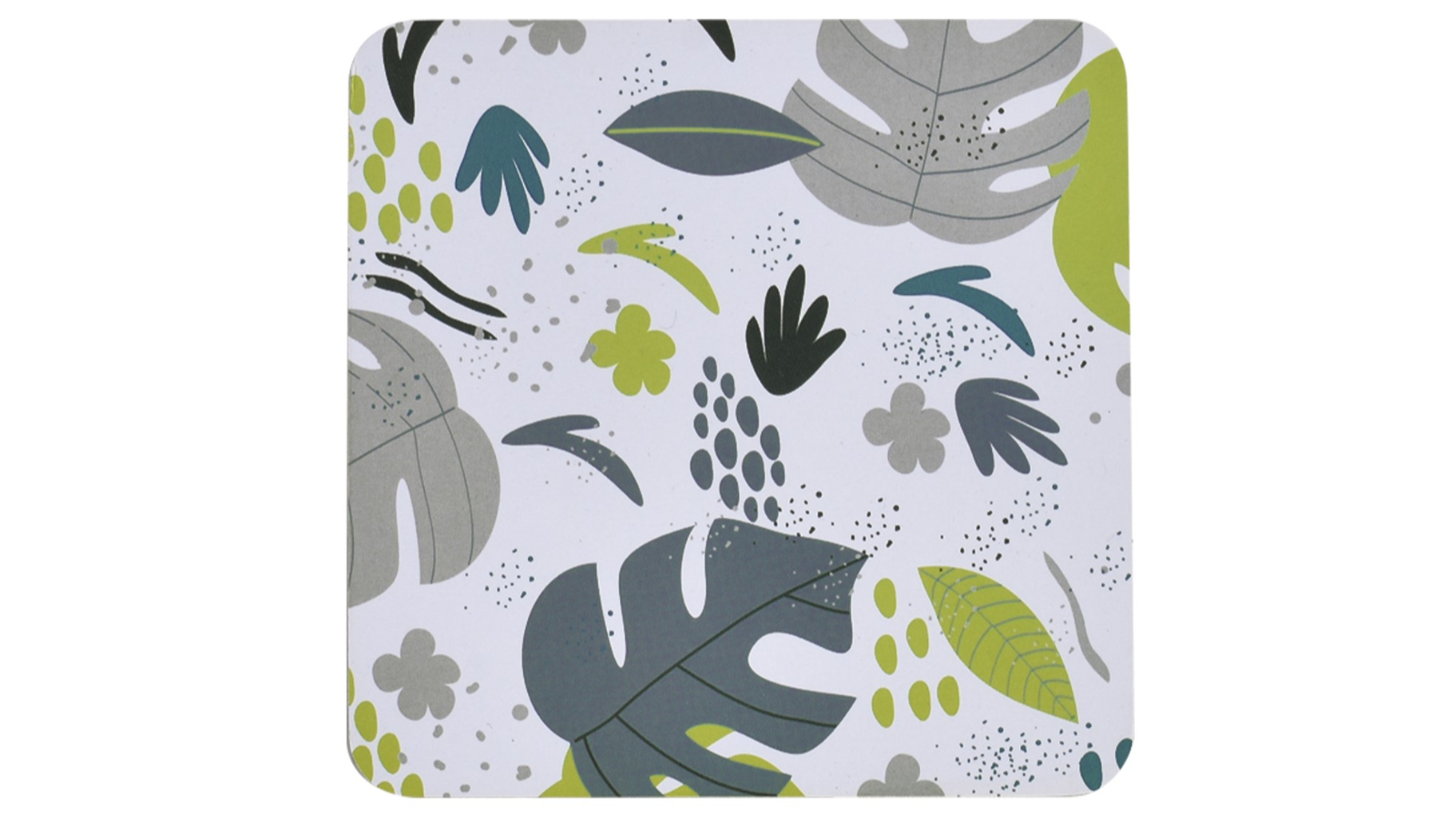 Clevinger Set of 4 MDF Monstera Coaster