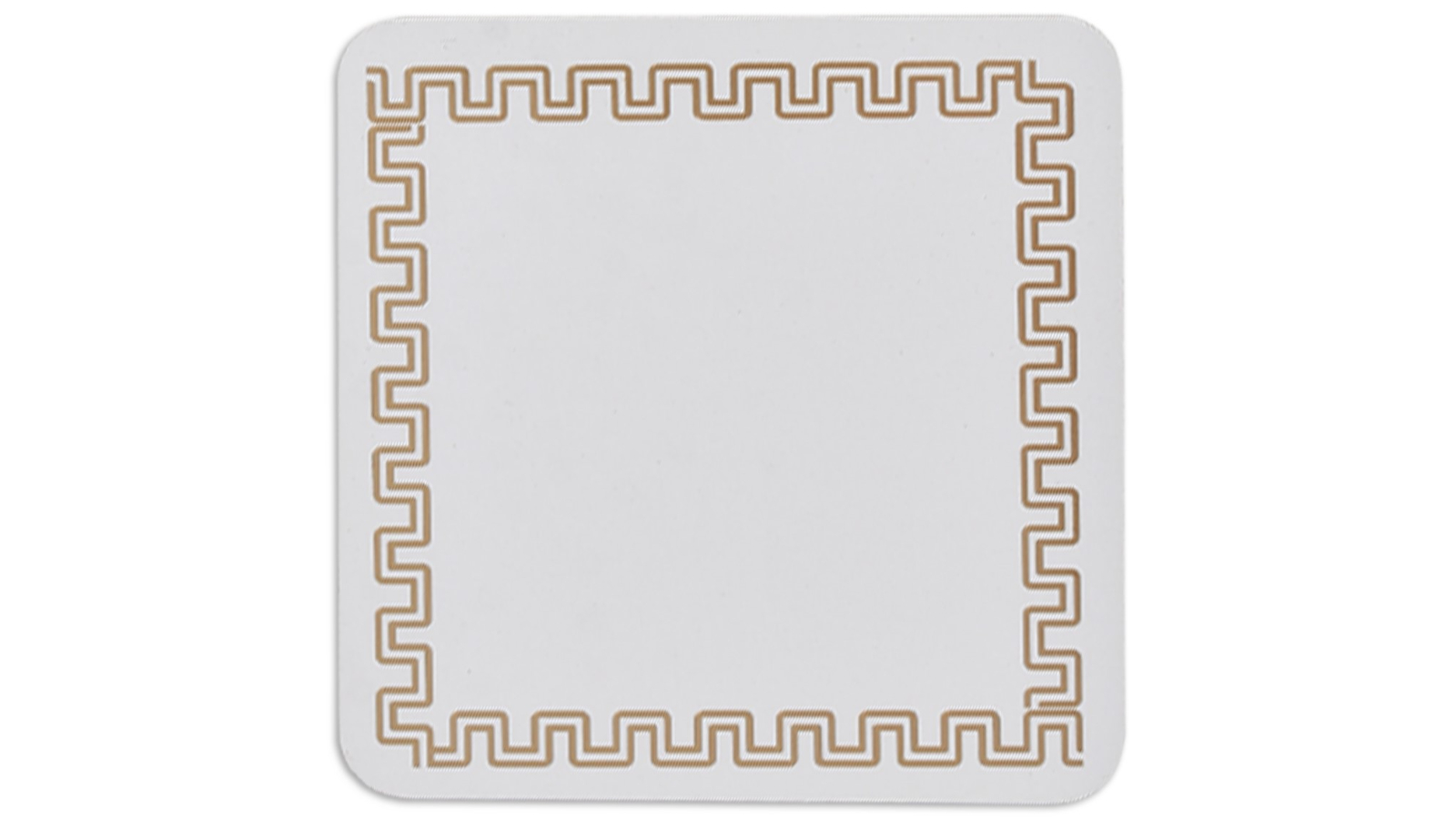 Clevinger Set of 4 MDF Gold Border Coaster