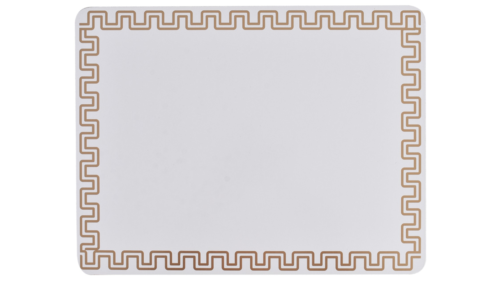 Clevinger Set of 4 Gold Border MDF Placemat
