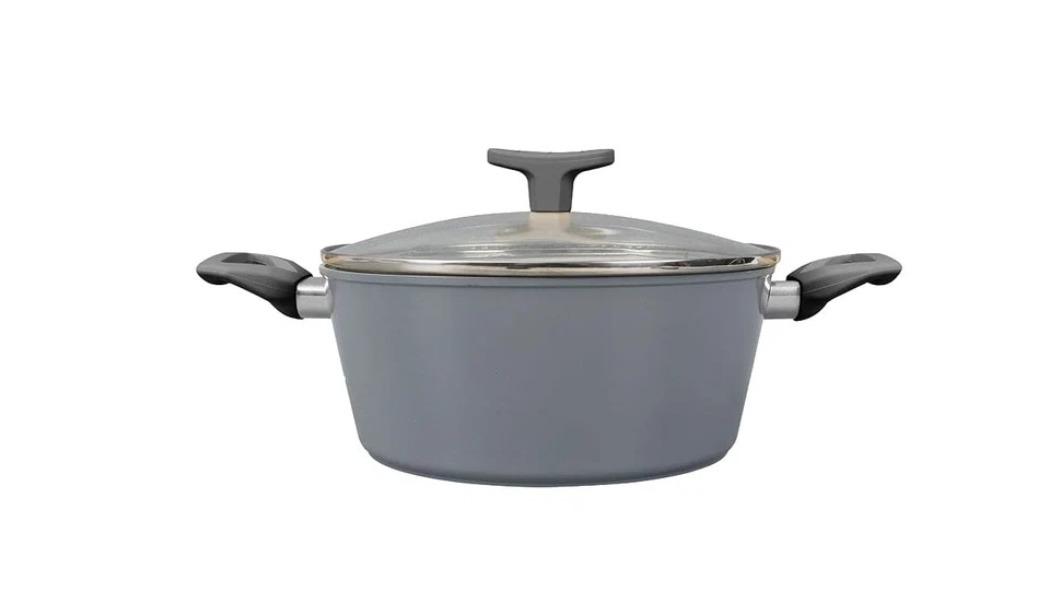 Clevinger Premium Non-Stick Casserole with Glass Lid - 24cm