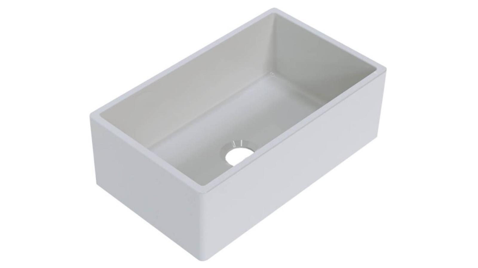Turner Hastings Cove 75 Fireclay Butler Sink - Gloss White