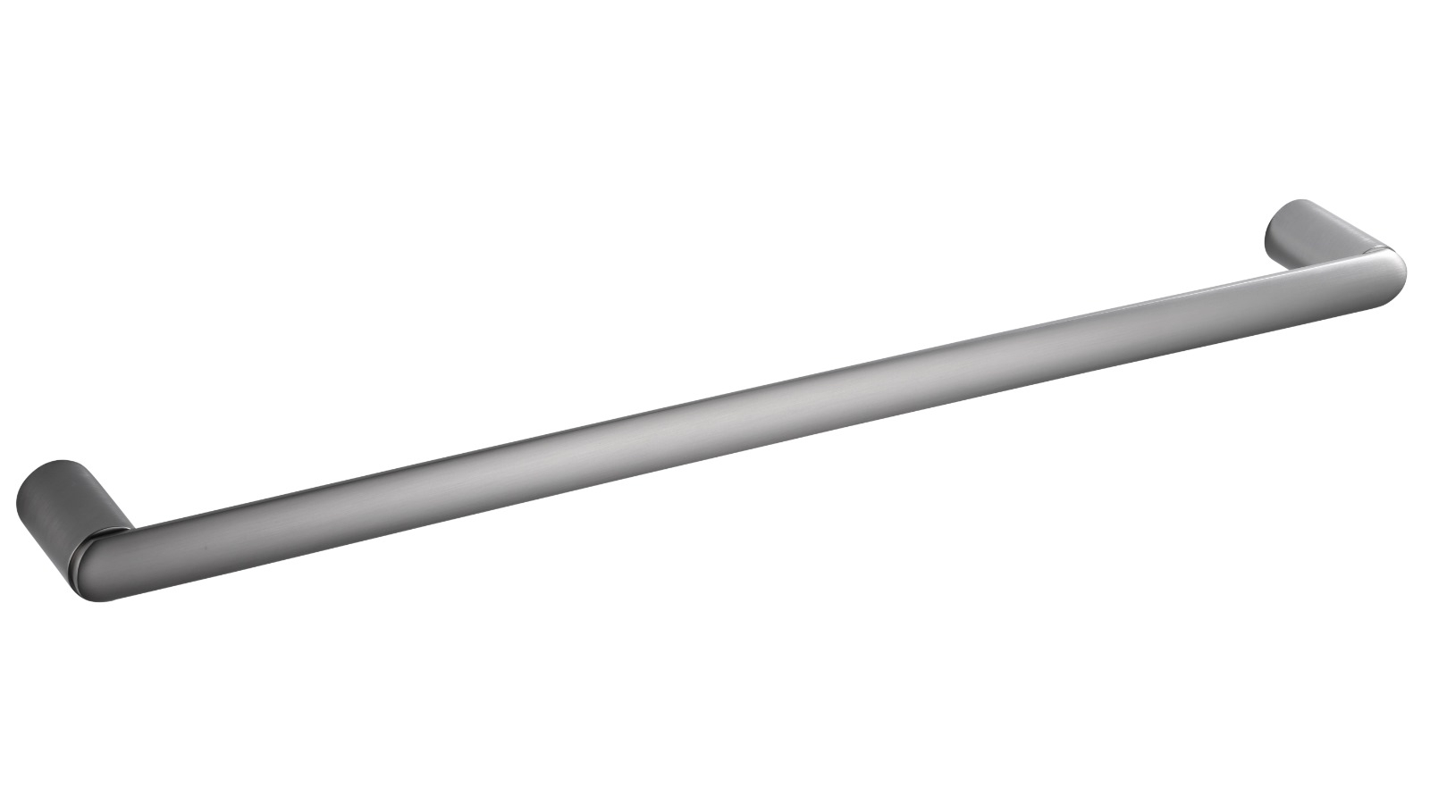 PLD Cove 600mm Single Towel Rail - Gunmetal Grey