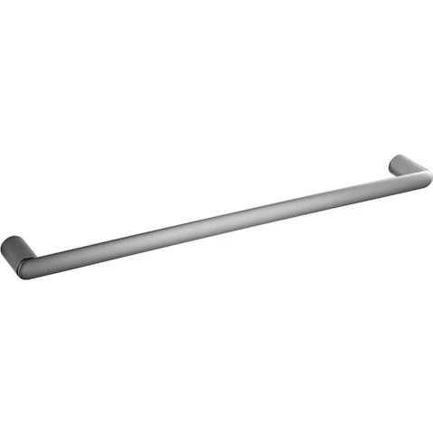 PLD Cove 600mm Single Towel Rail - Gunmetal Grey