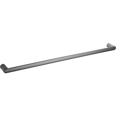 PLD Cove 800mm Single Towel Rail - Gunmetal Grey