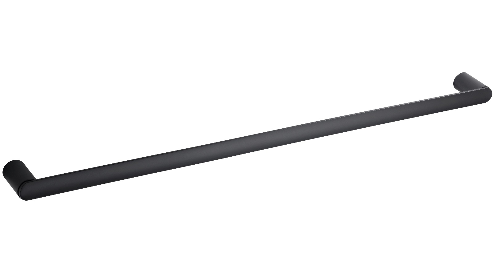 PLD Cove 800 Single Towel Rail - Matte Black
