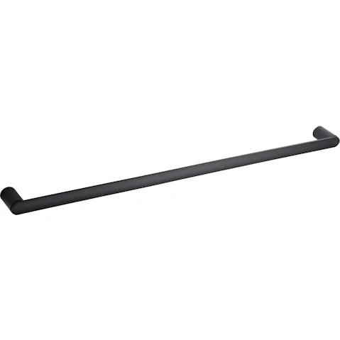 PLD Cove 800 Single Towel Rail - Matte Black