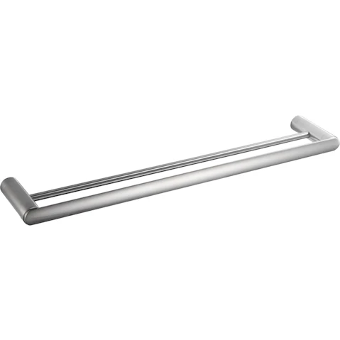 PLD Cove 600 Double Towel Rail - Satin Nickel