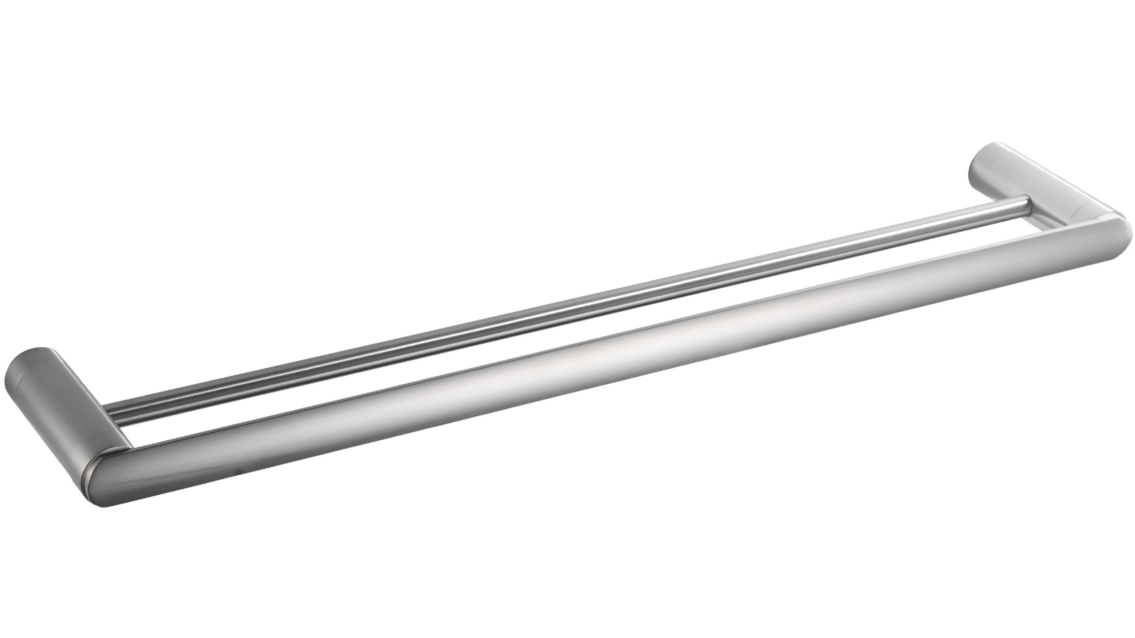 PLD Cove 800 Double Towel Rail - Satin Nickel