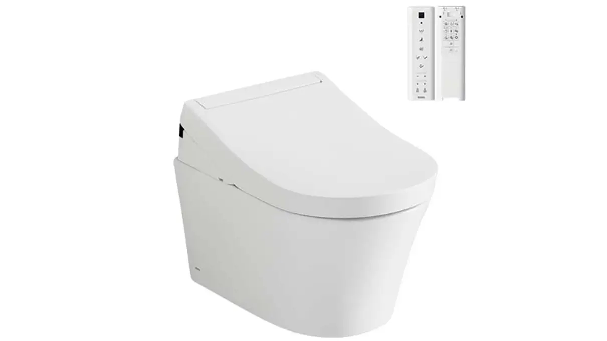 TOTO D-Shape Wall Hung Toilet with S5 Washlet