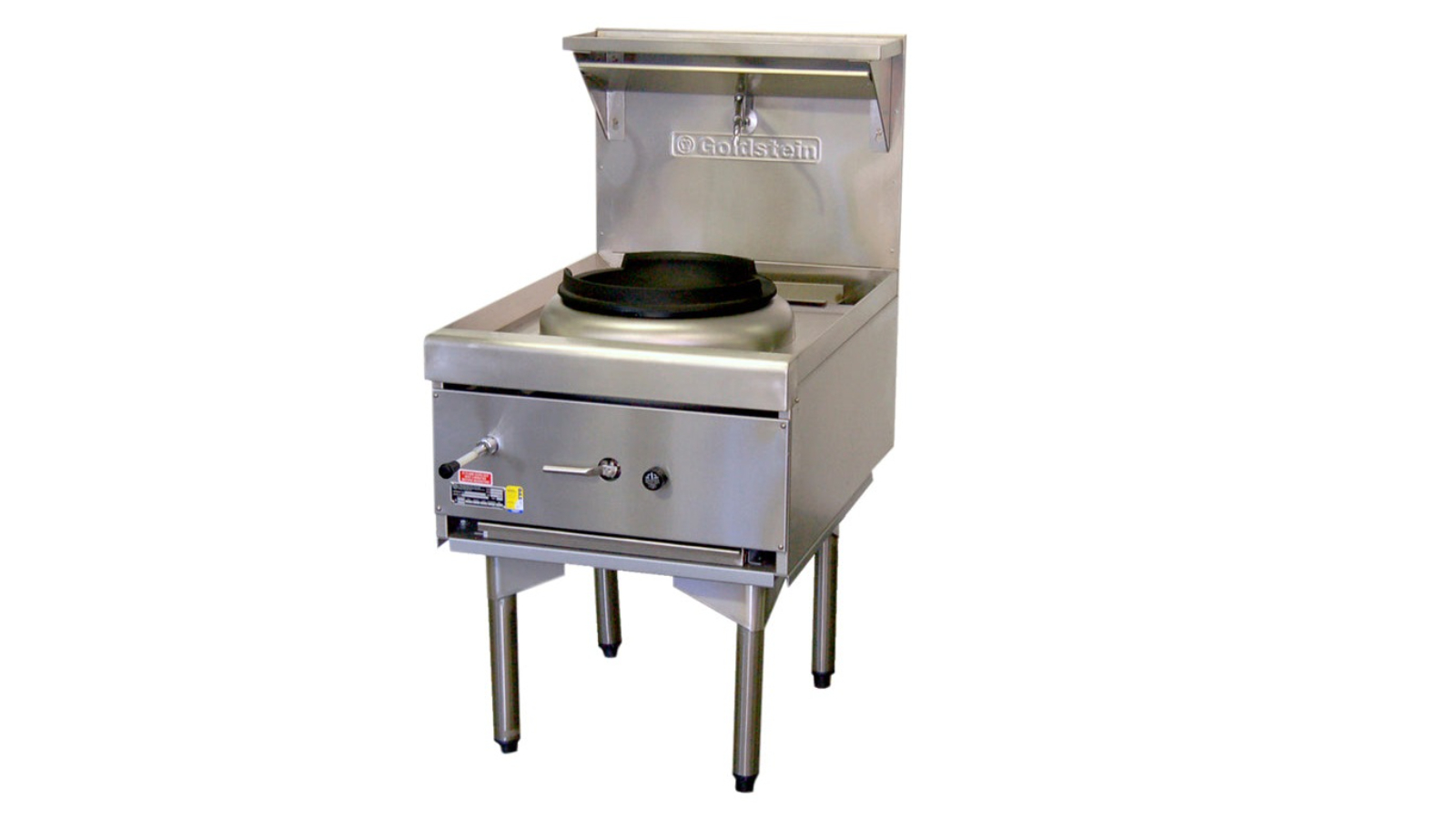 Goldstein CWA1 1 Gas Wok with CWA1D/R Dual Ring Burner