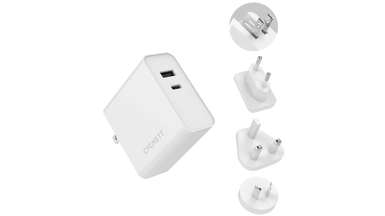 PowerPlus 60W Wall Charger + USBC to USBC Cable + Travel