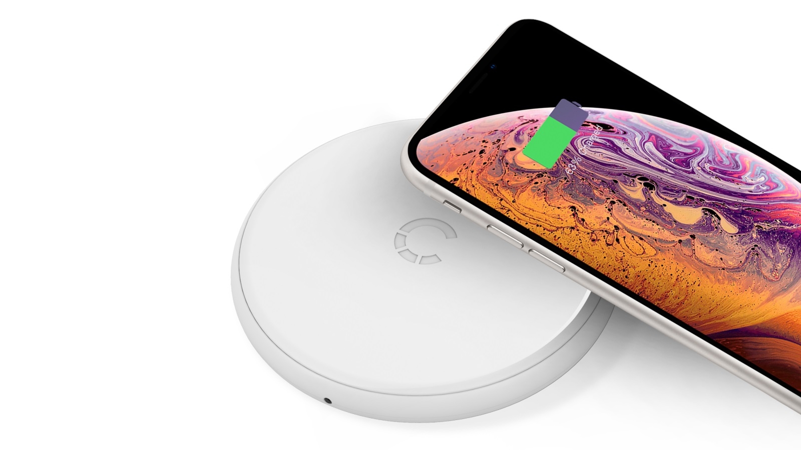 Cygnett Essential 5W Wireless Charger White Harvey Norman