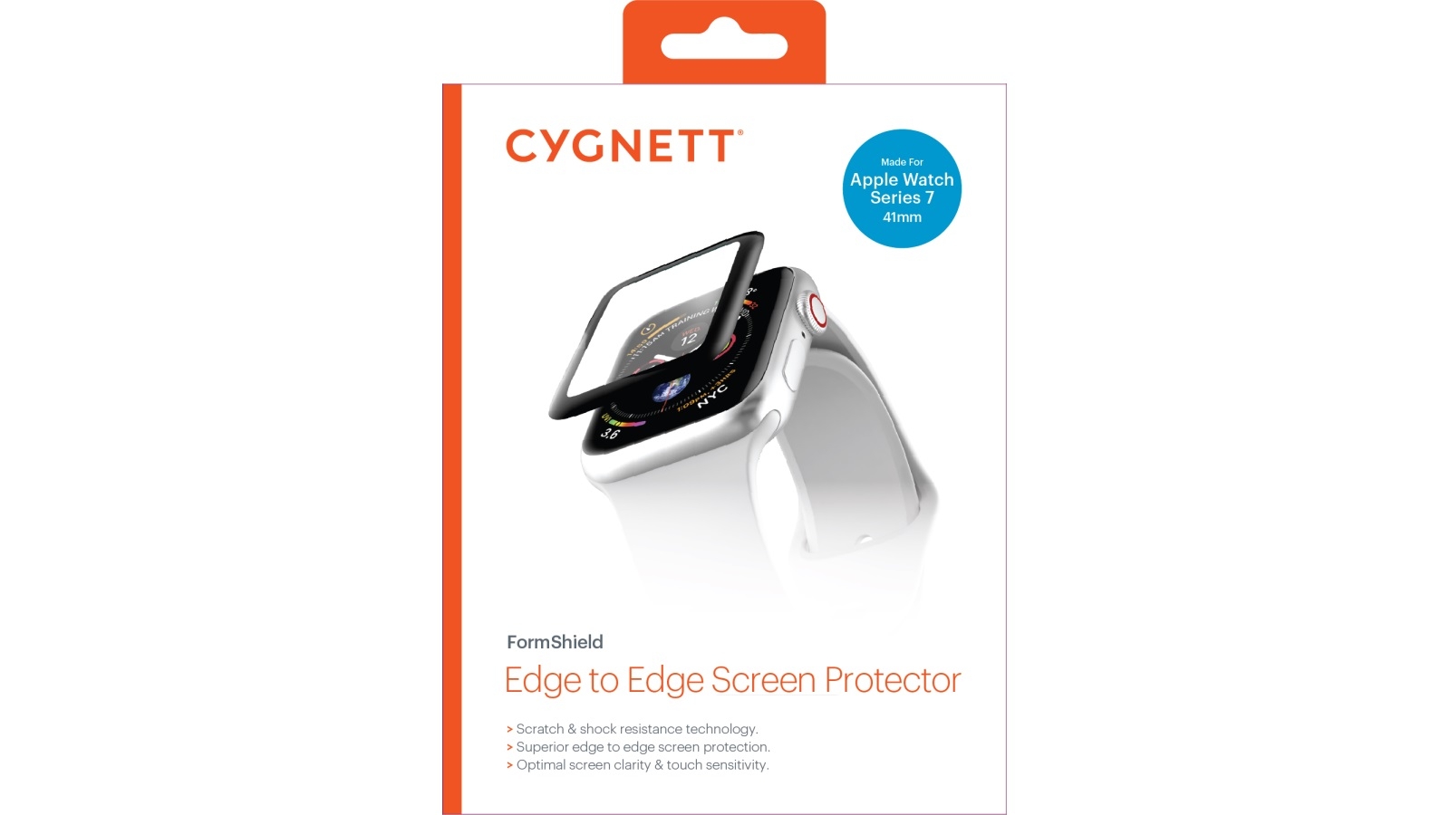 Cygnett FormShield Screen Protector for Apple Watch Series 7 41mm Harvey Norman