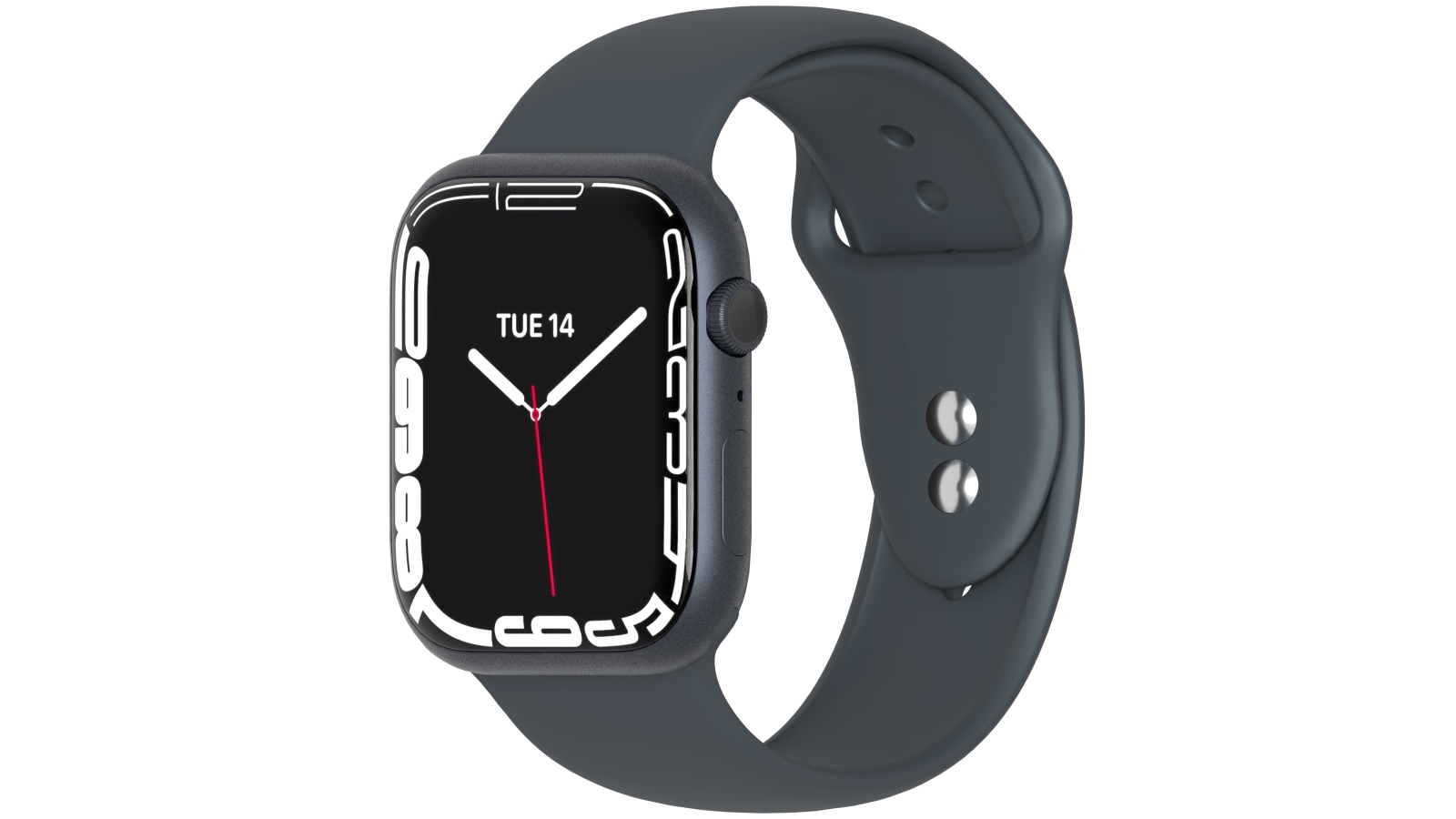 Cygnett FlexBand Silicone Band for Apple Watch 3/4/5/6/7/SE 42mm/44mm/45mm - Black