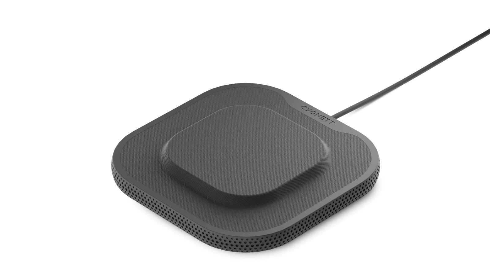 Cygnett PowerBase III 15W Wireless Charger - Black | Harvey Norman