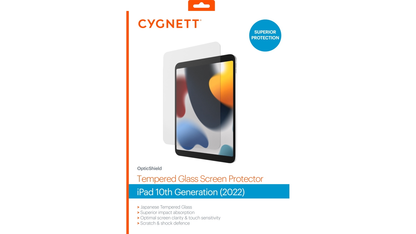 OpticShield Screen Protector for iPad (10th Genaration) 10.9