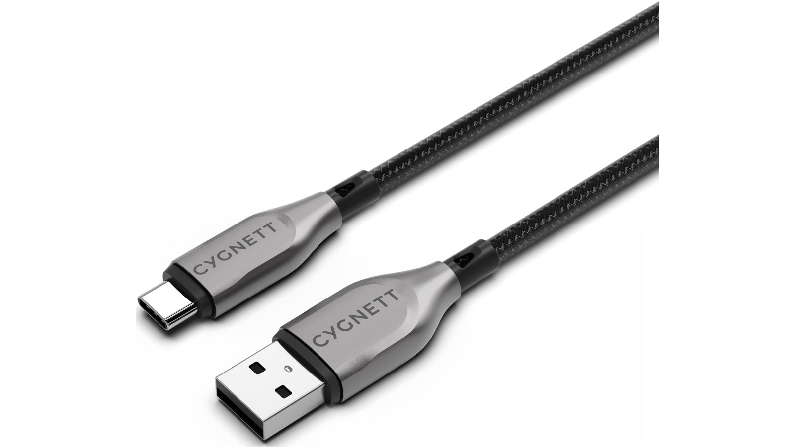 Cygnett Armoured 3m USB-C to USB-A Cable - Black