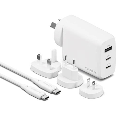 Cygnett Voyager 67W Multi Port Wall Charger - White