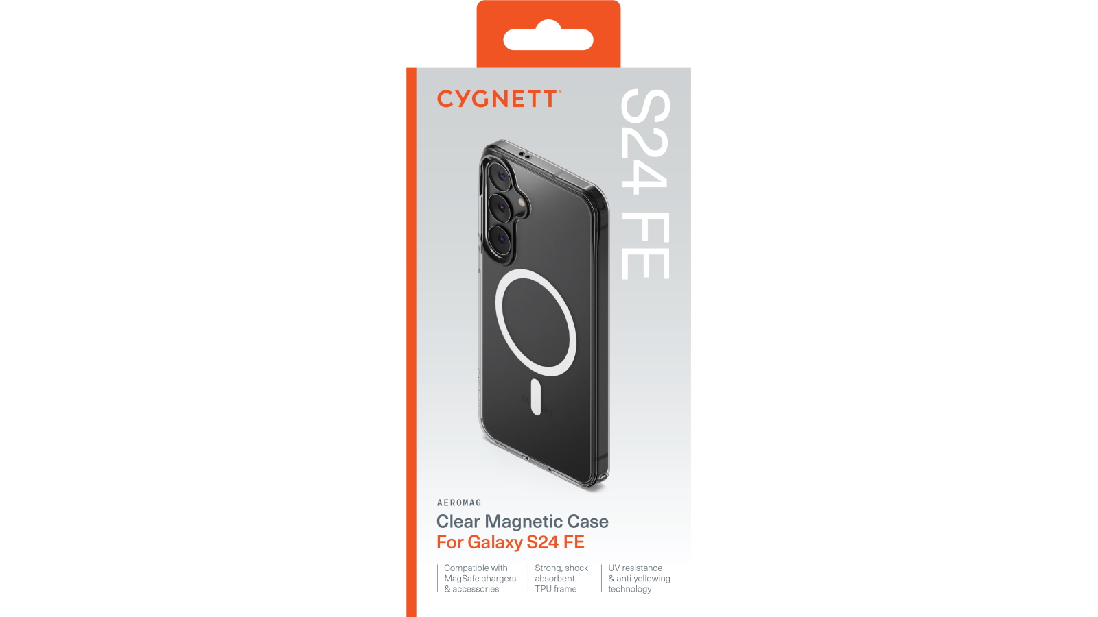Cygnett AeroMag Clear Magnetic Case for Galaxy S24 FE