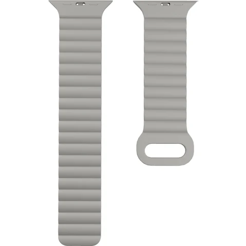 Cygnett MagneticBand Silicone Band for Apple Watch 3/4/5/6/7/8/9/10/SE (38/40/41/42mm) - Champagne