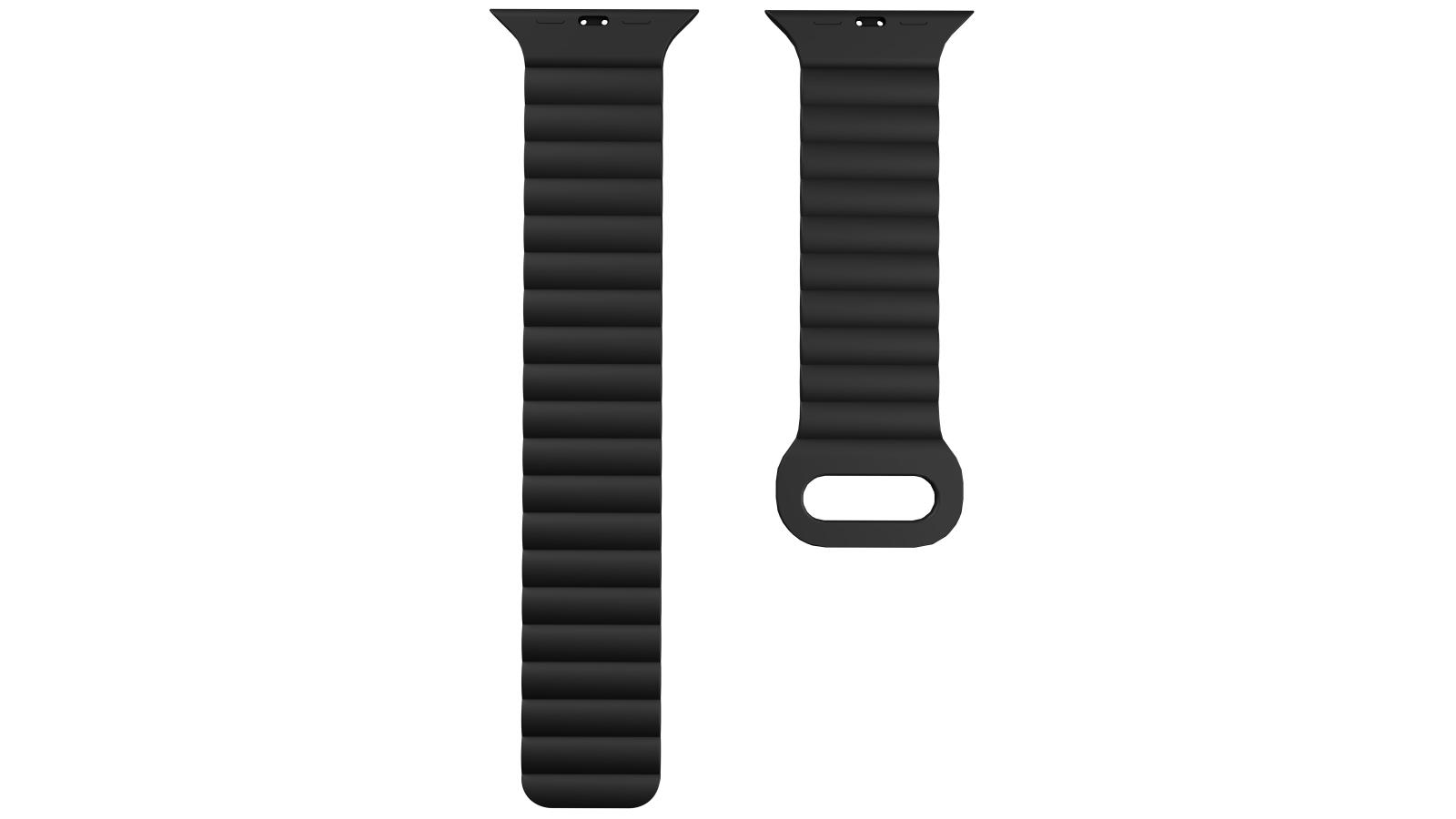 Cygnett MagneticBand Silicone Band for Apple Watch 3/4/5/6/7/8/9/10/SE (38/40/41/42mm) - Black