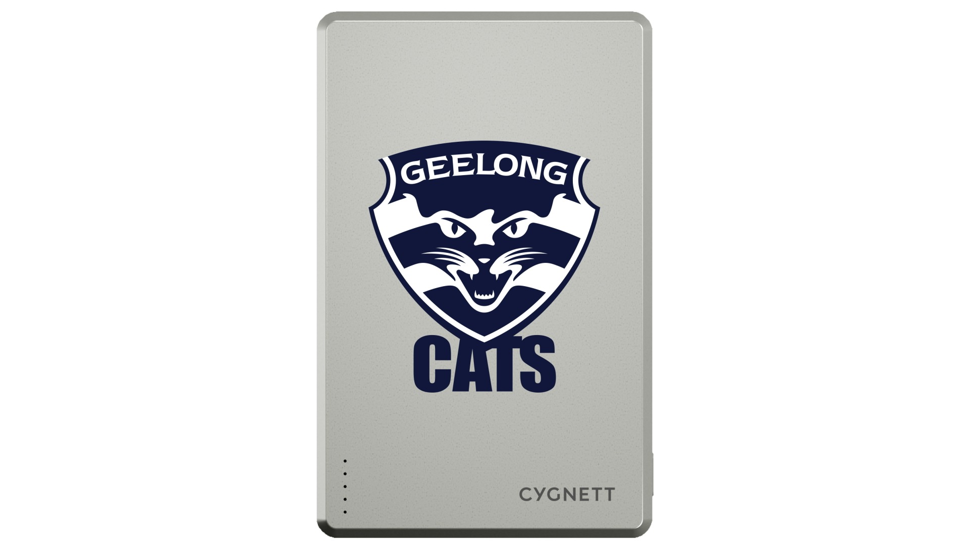 Cygnett AFL 5000mAh Magnetic Wireless Power Bank - Geelong Cats
