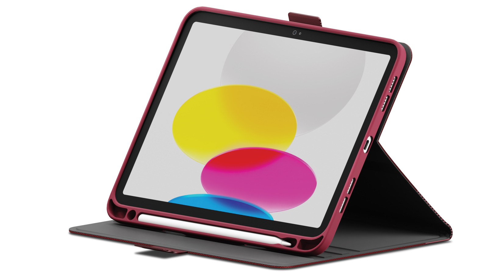 Cygnett TekView Slimline Protective Case for iPad A16 11-inch/iPad 10th Gen - Cherry Rose