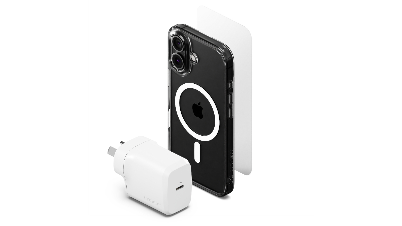 Cygnett 3-in-1 Charge and Protect Kit for iPhone 17