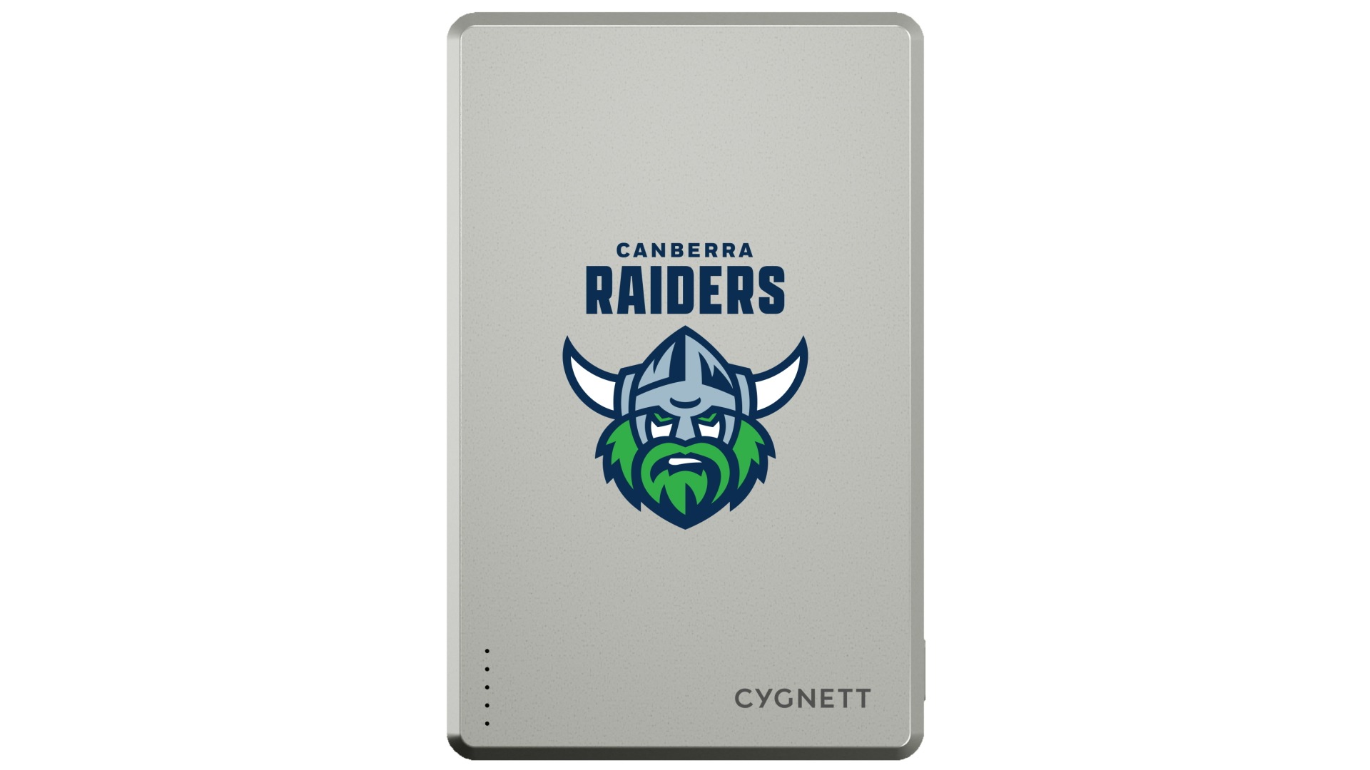 Cygnett NRL 5000mAh Magnetic Wireless Power Bank - Canberra Raiders