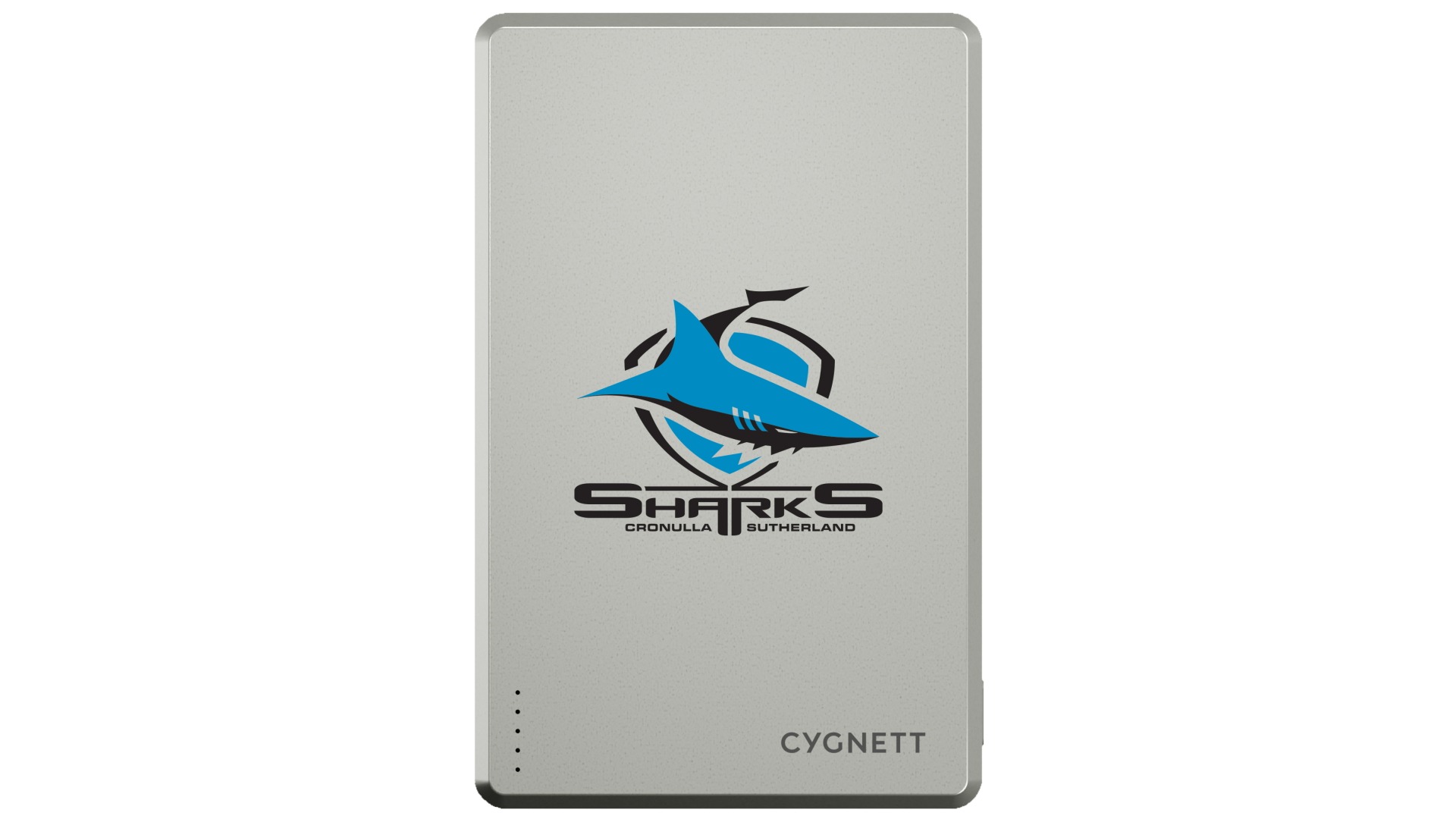Cygnett NRL 5000mAh Magnetic Wireless Power Bank - Cronulla Sutherland Sharks
