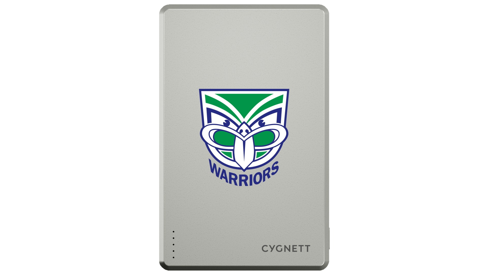 Cygnett NRL 5000mAh Magnetic Wireless Power Bank - New Zealand Warriors