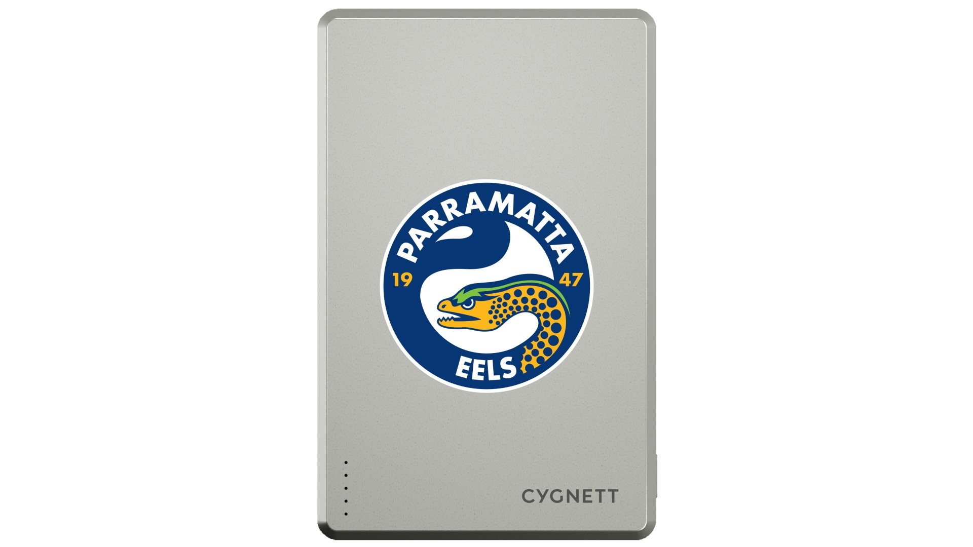 Cygnett NRL 5000mAh Magnetic Wireless Power Bank - Parrammatta Eels