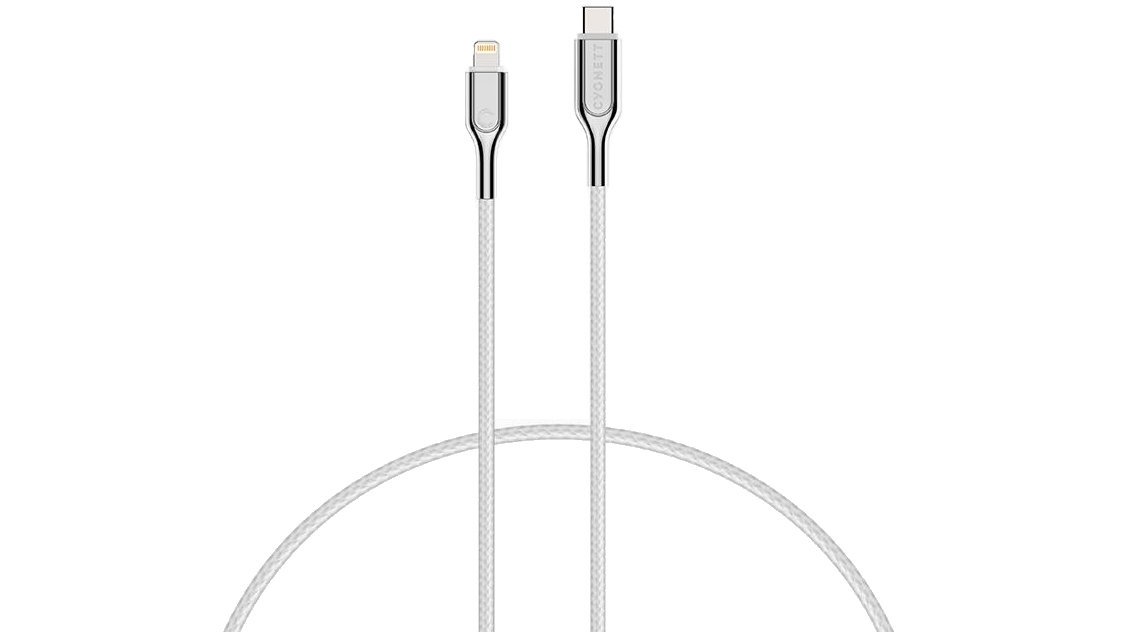 Cygnett Armoured 2m Lightning to USB-C Cable - White