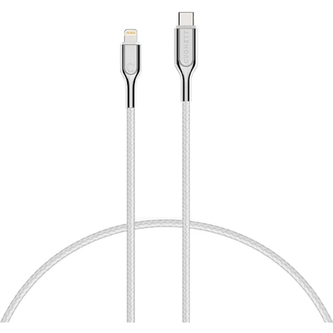 Cygnett Armoured 2m Lightning to USB-C Cable - White