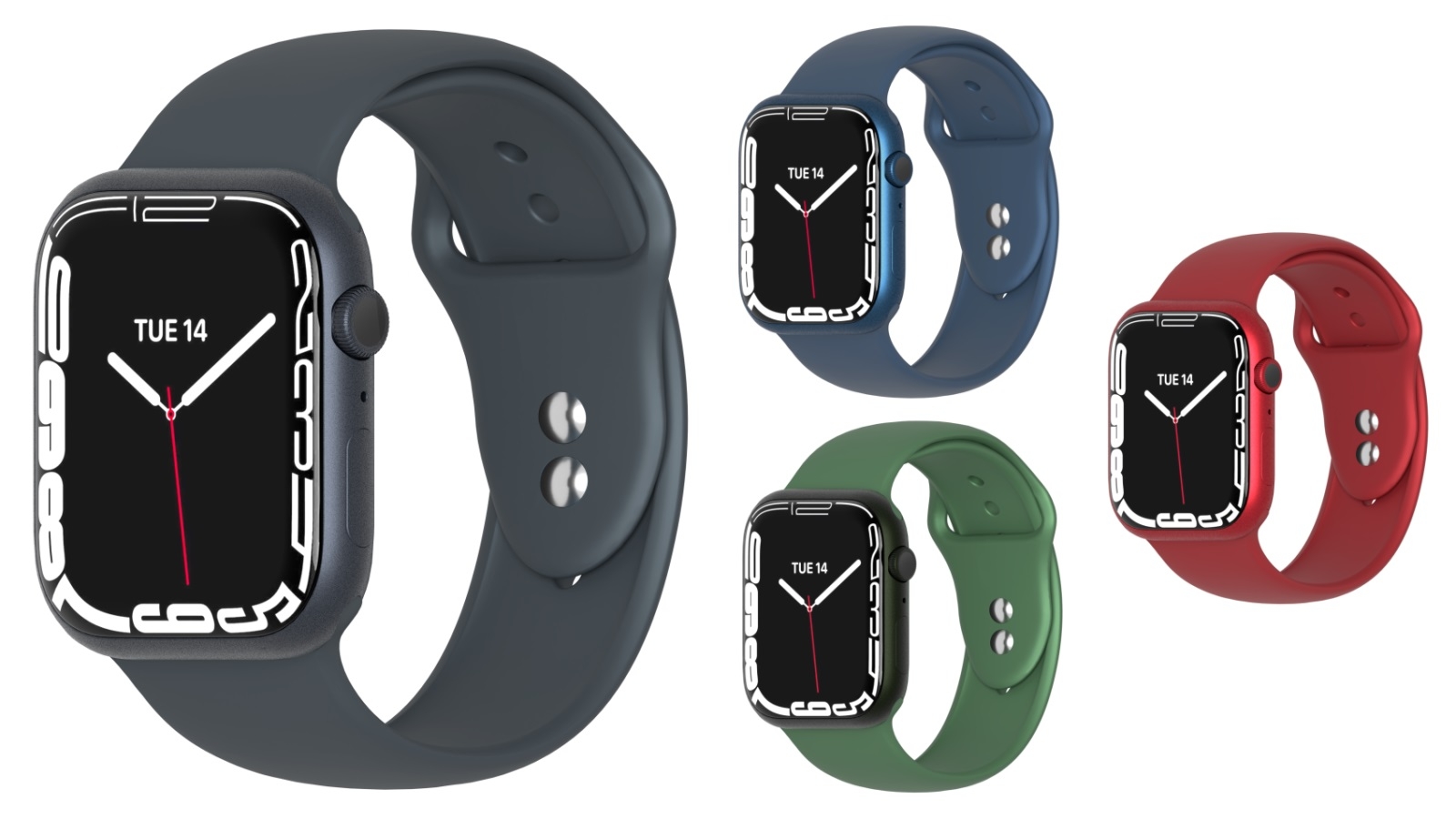 Cygnett FlexBand Silicone Band for Apple Watch 3 4 5 6 7 SE 42mm 44mm 45mm Harvey Norman