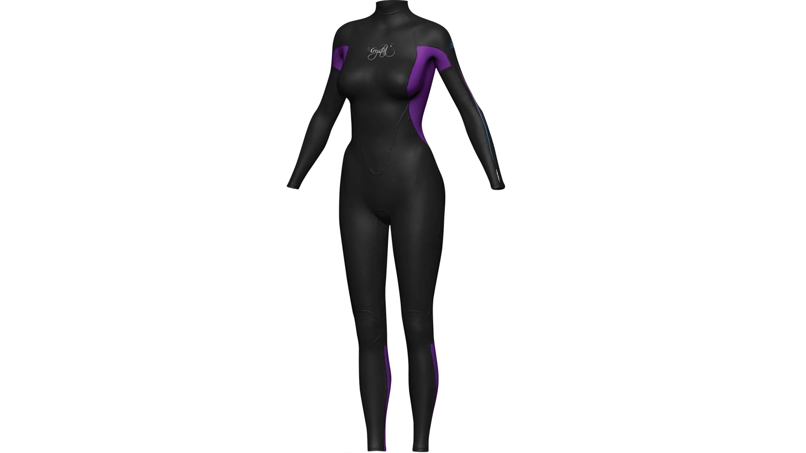 Crystal Ladies 2-3mm Neoprene Steamer Purple Wetsuit - Size 10